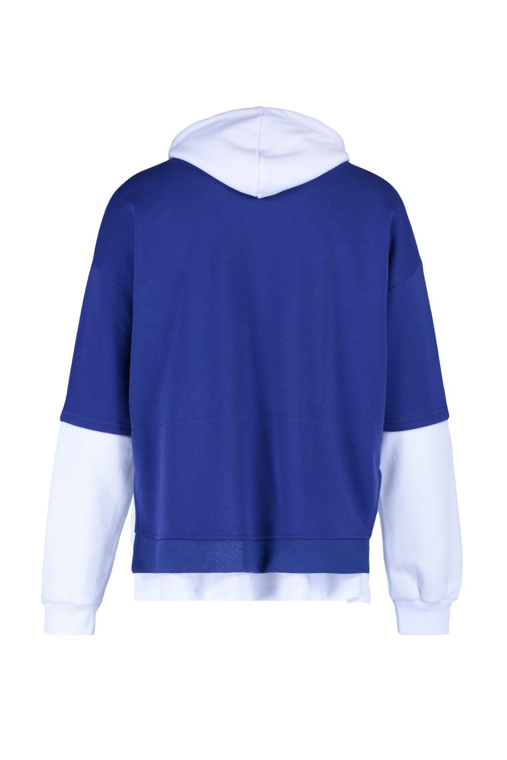 TRENDYOL MAN Lacivert Oversize/Genis Kesim Fit Kapusonlu Nak?sl? Panelli Sweatshirt TMNAW23SW00280 - Trendyolmilla фото 8
