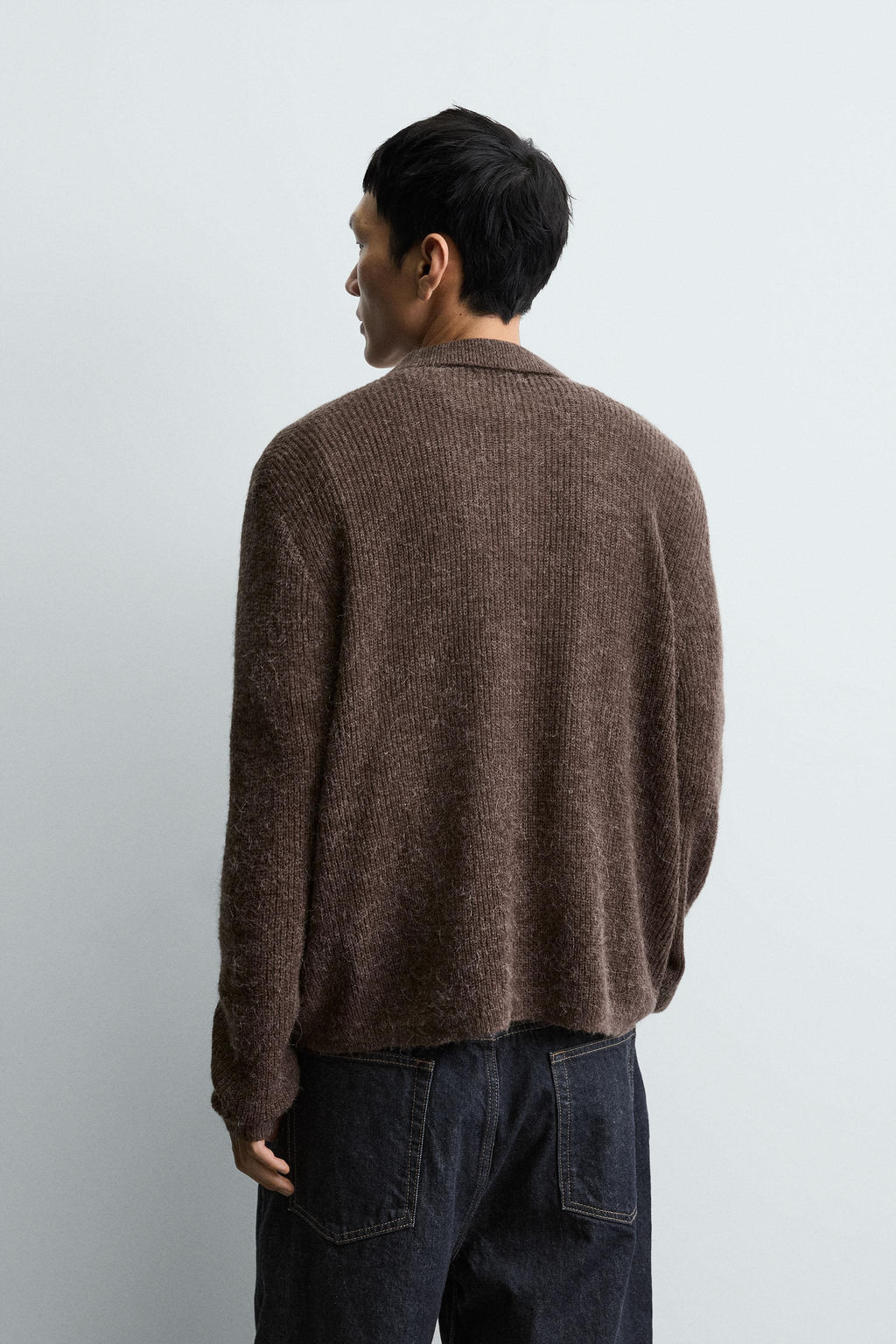 TEXTURED KNIT POLO SHIRT - Zara фото 3