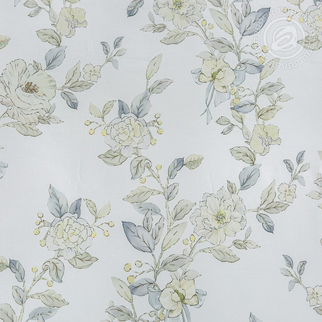 Постельное белье Селина (мако-сатин) 2 сп. с Евро/Пододеяльник (молния, ушки): 1 шт.- 215*175; Простыня: 1 шт.- 240*240; Наволочка (молния, ушки): 2 шт.- 70*70; Наволочка (молния, ушки): 2 шт.- 50*70 Мако - сатин - Арт элегант фото 6