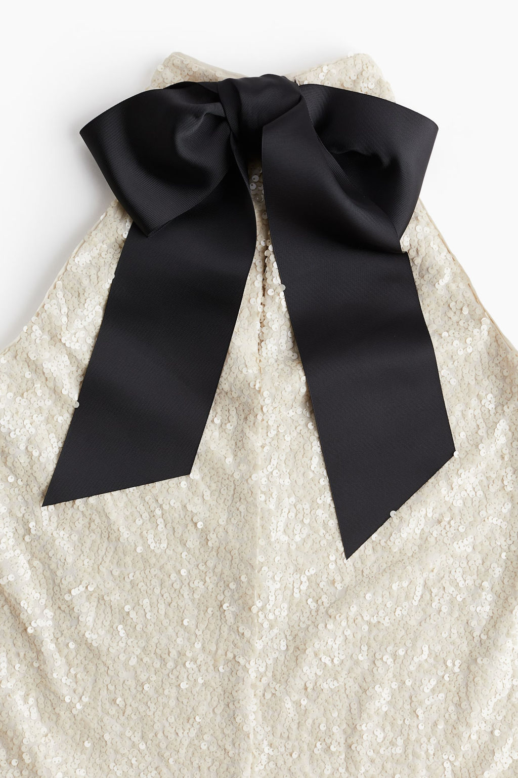 Vestido de lentejuelas con lazada detras - H&m фото 6
