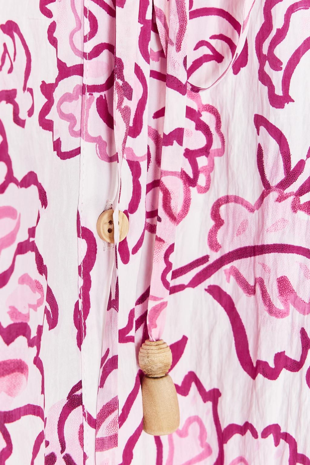 FLORAL PRINT MINI DRESS - Zara фото 9