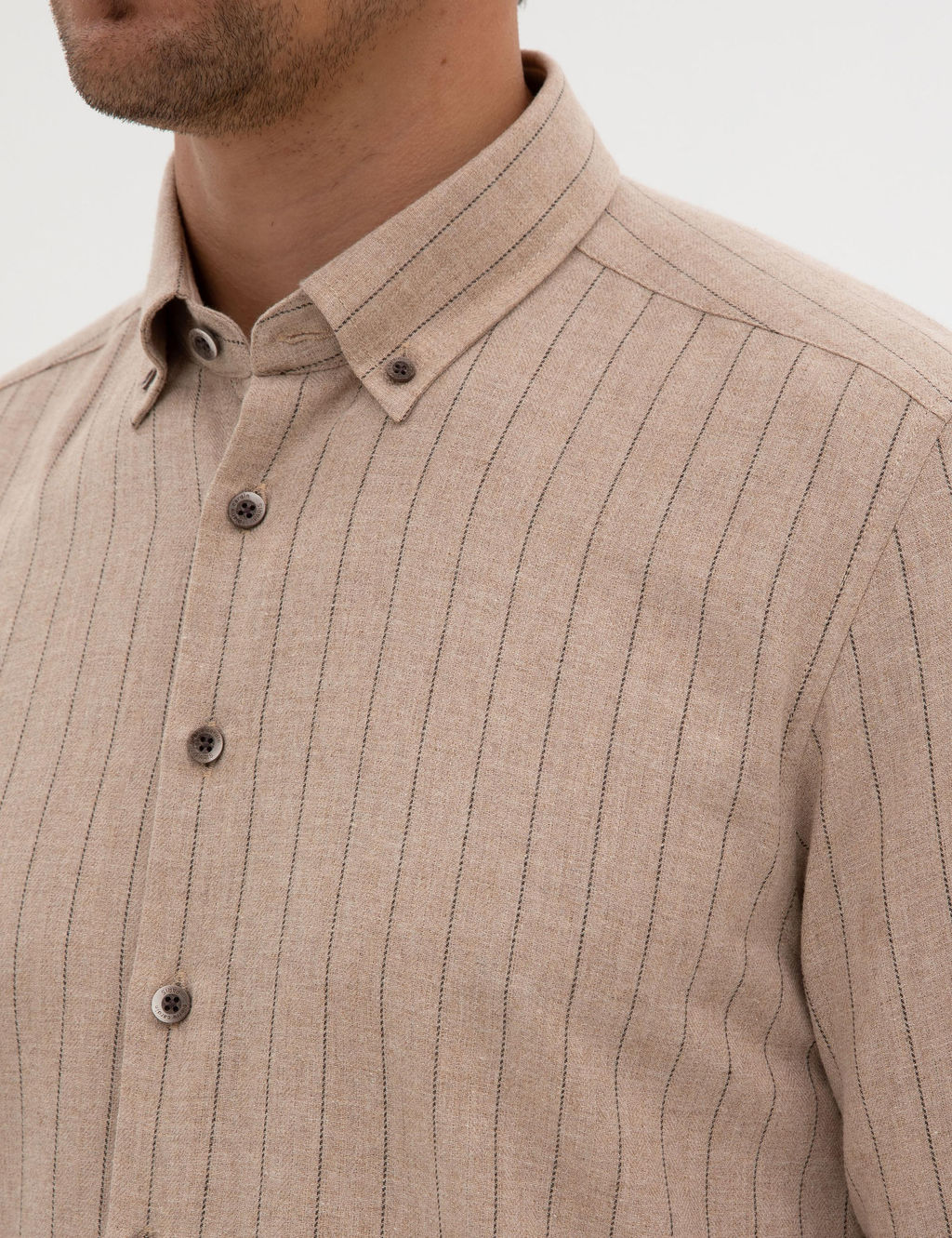 Vizon Regular Fit Uzun Kollu G_mlek - Pierre cardin фото 7