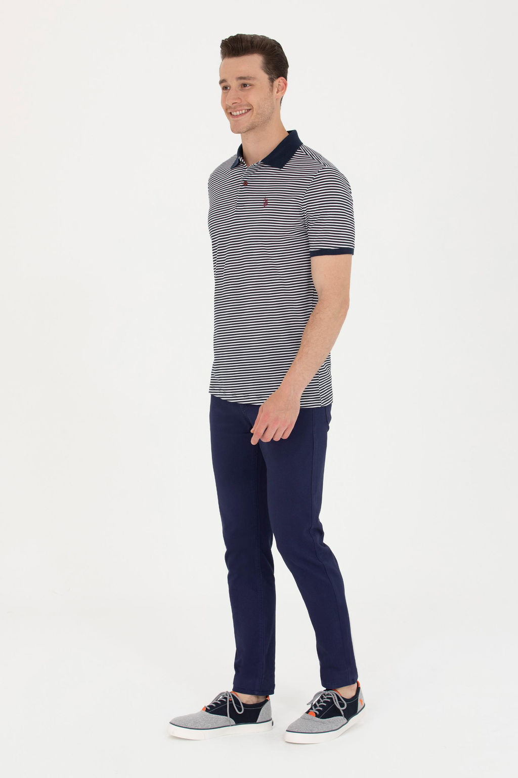U. S. Polo Assn Мужские темно-синие брюки из плотной ткани - U.s. polo assn фото 3