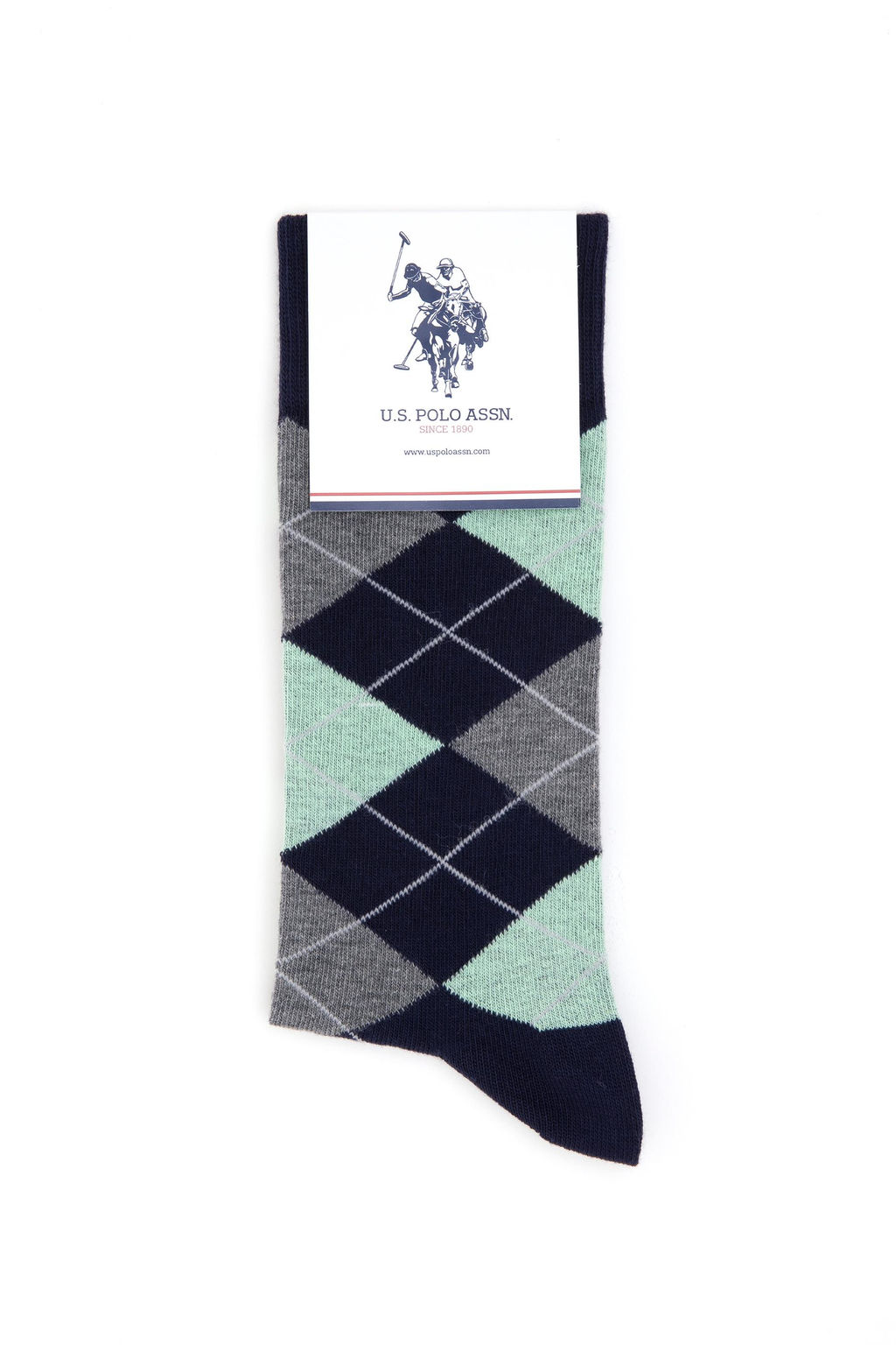 Мужские носки зеленого цвета Неожиданная скидка в корзине - U.s. polo assn фото 4