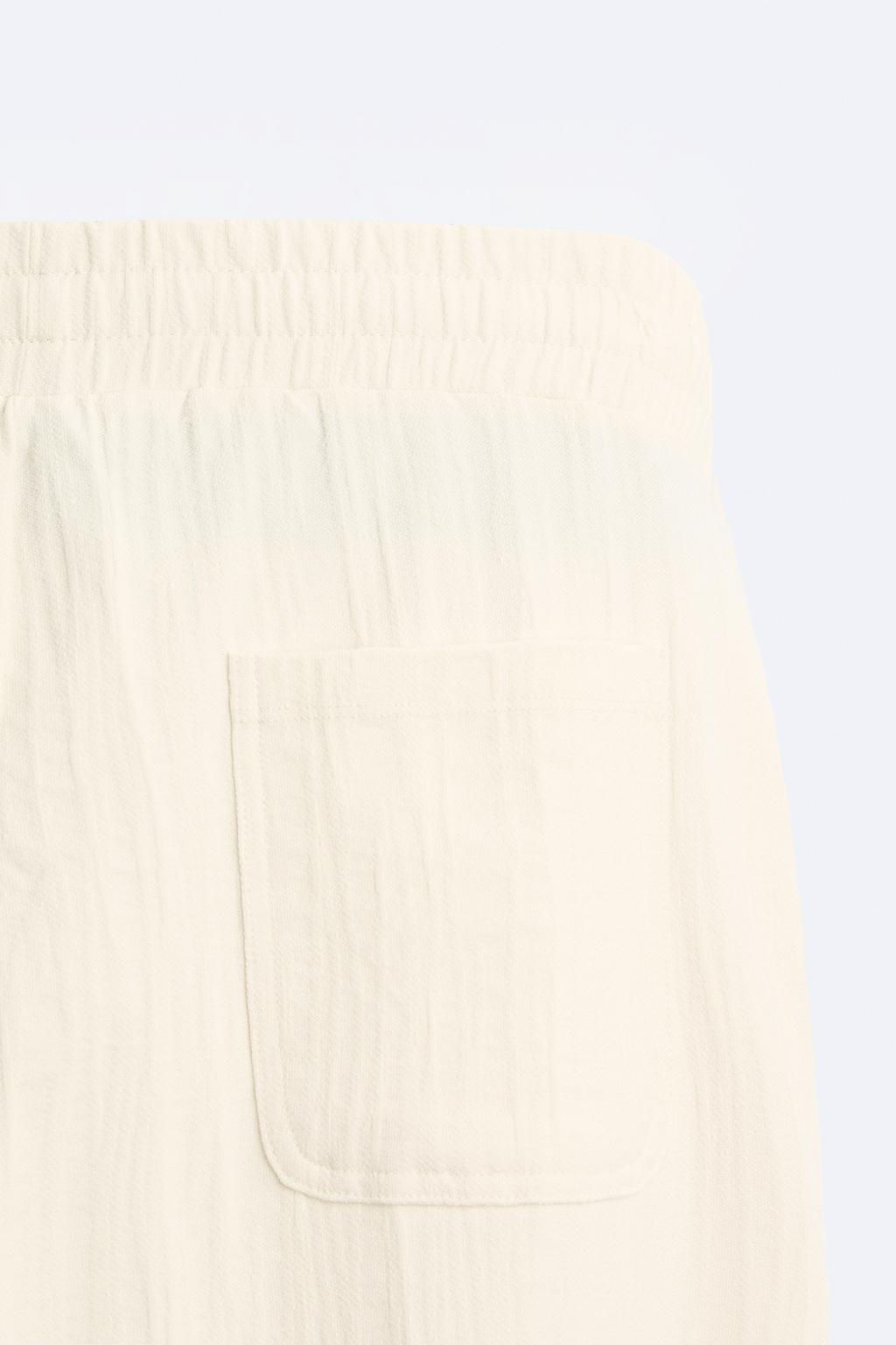 ASIMETRIK JACQUARD PANTOLON - Zara фото 11