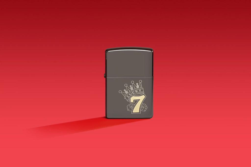 Зажигалка ZIPPO Счастливая 7 | Lucky 7 Design 48913  фото 7