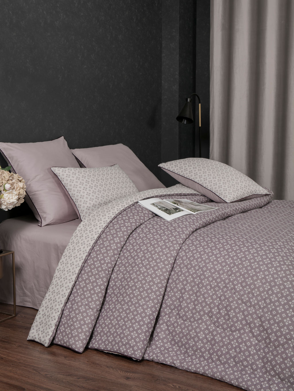 Комплект с одеялом Кемер (лаванда платина) MOROCCO