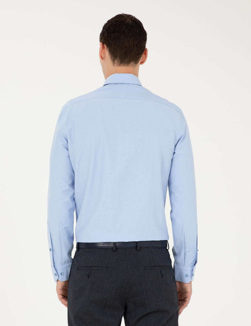 Mavi Slim Fit Uzun Kollu Basic G_mlek