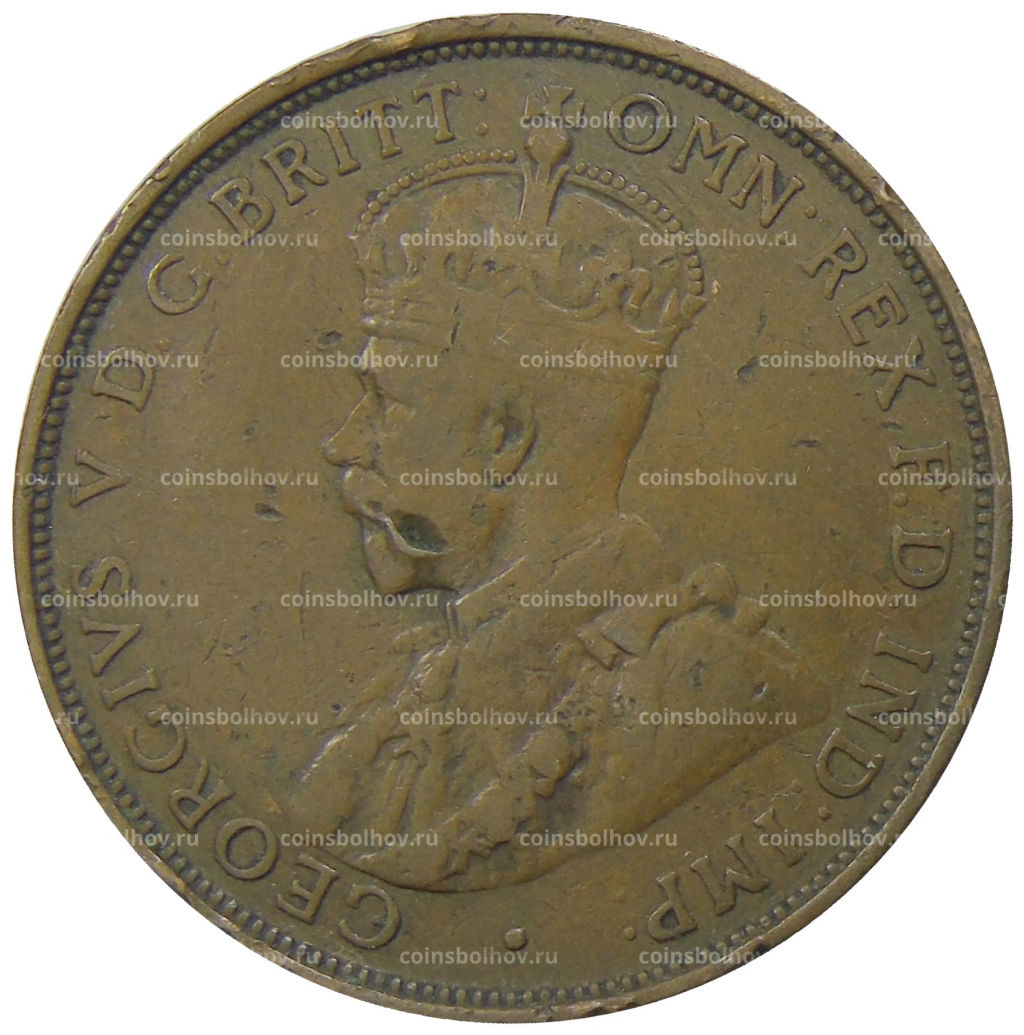 1 пенни 1922 года Австралия