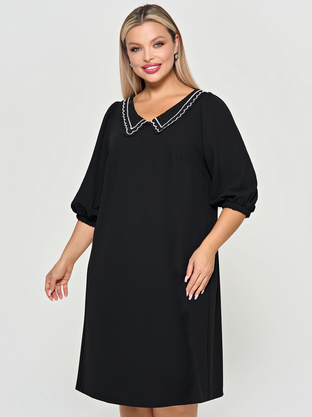 Платье 0218-2 чёрный кварц - Dora фото 123