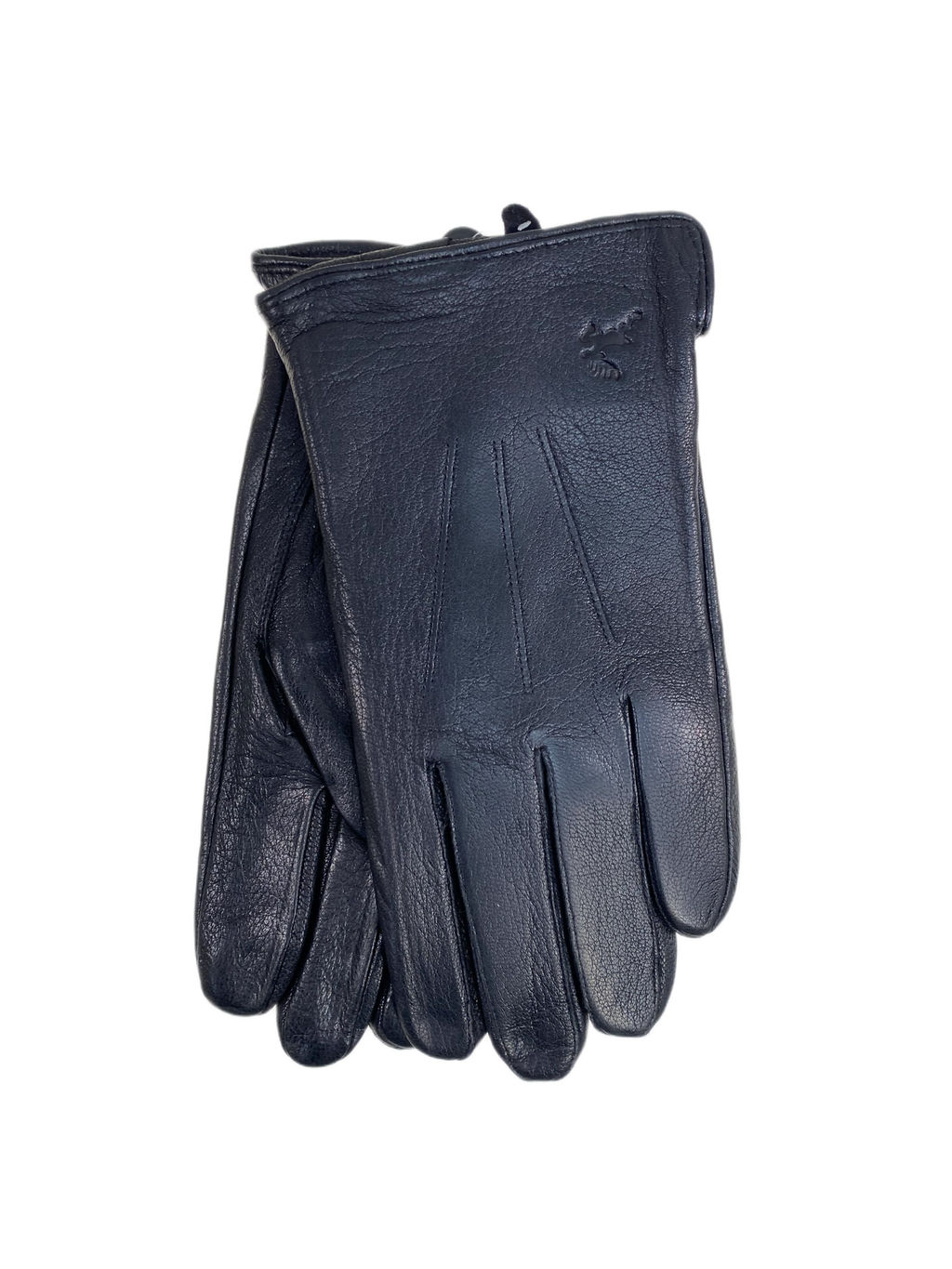 Перчатки мужские из натуральной кожи цвет черный