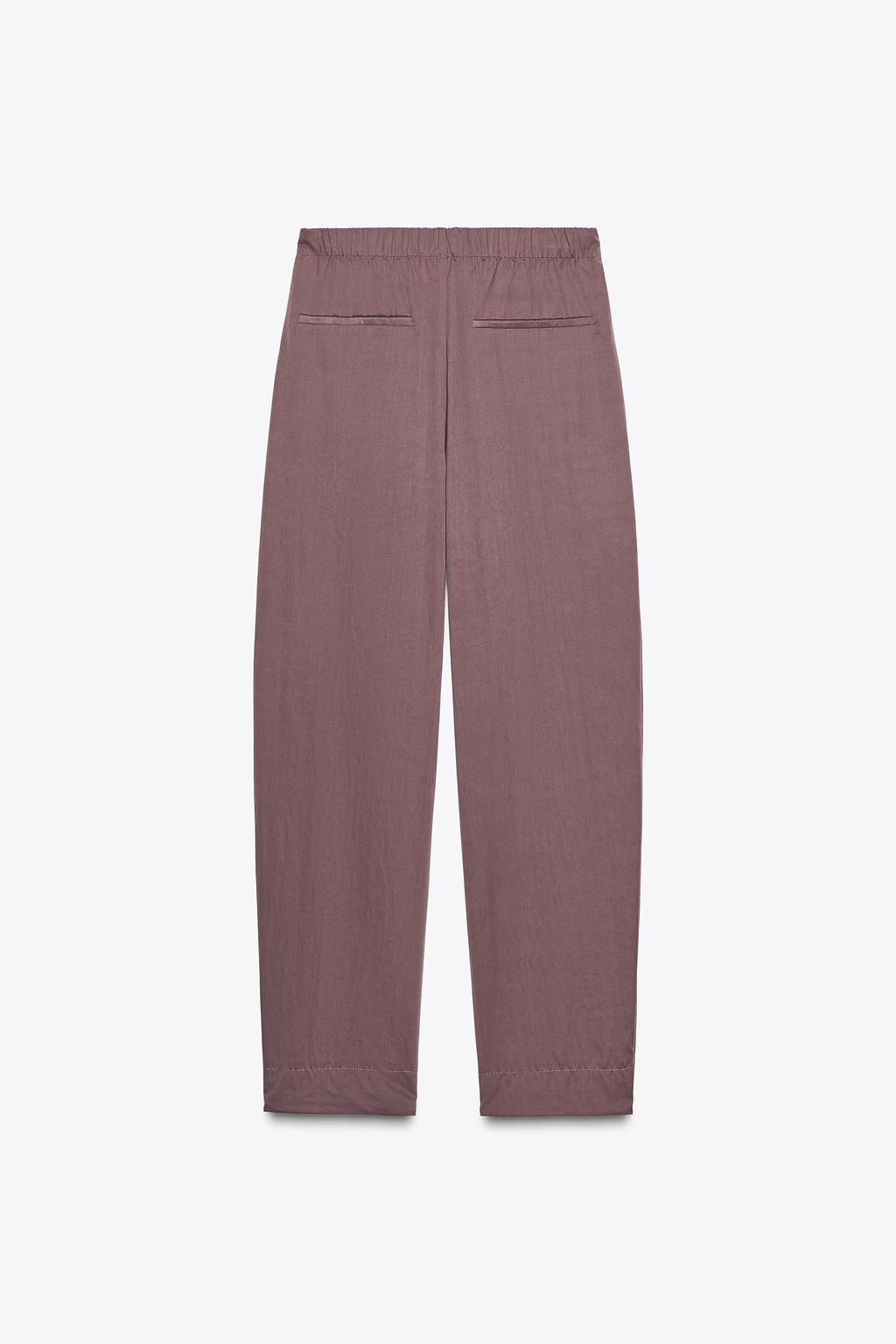 NYLON TROUSERS WITH BUTTONED HEM - Zara фото 7