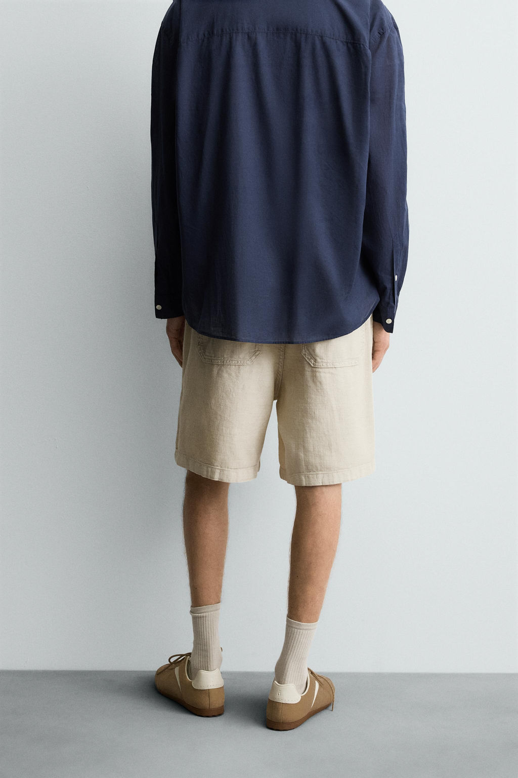 FADED RELAXED FIT BERMUDA SHORTS - Zara фото 3