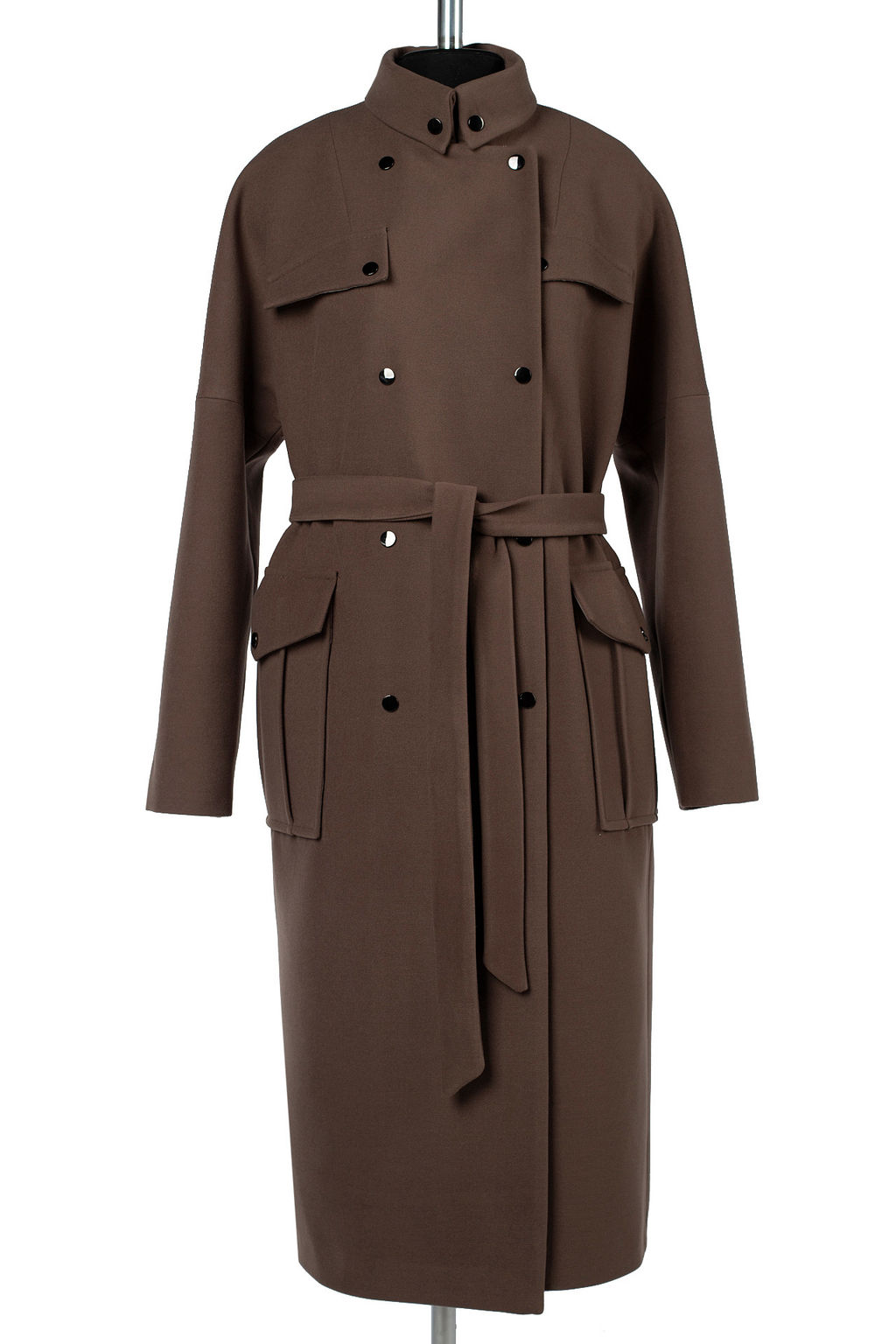 01-11939 Пальто женское демисезонное (пояс) - El podio фото 10