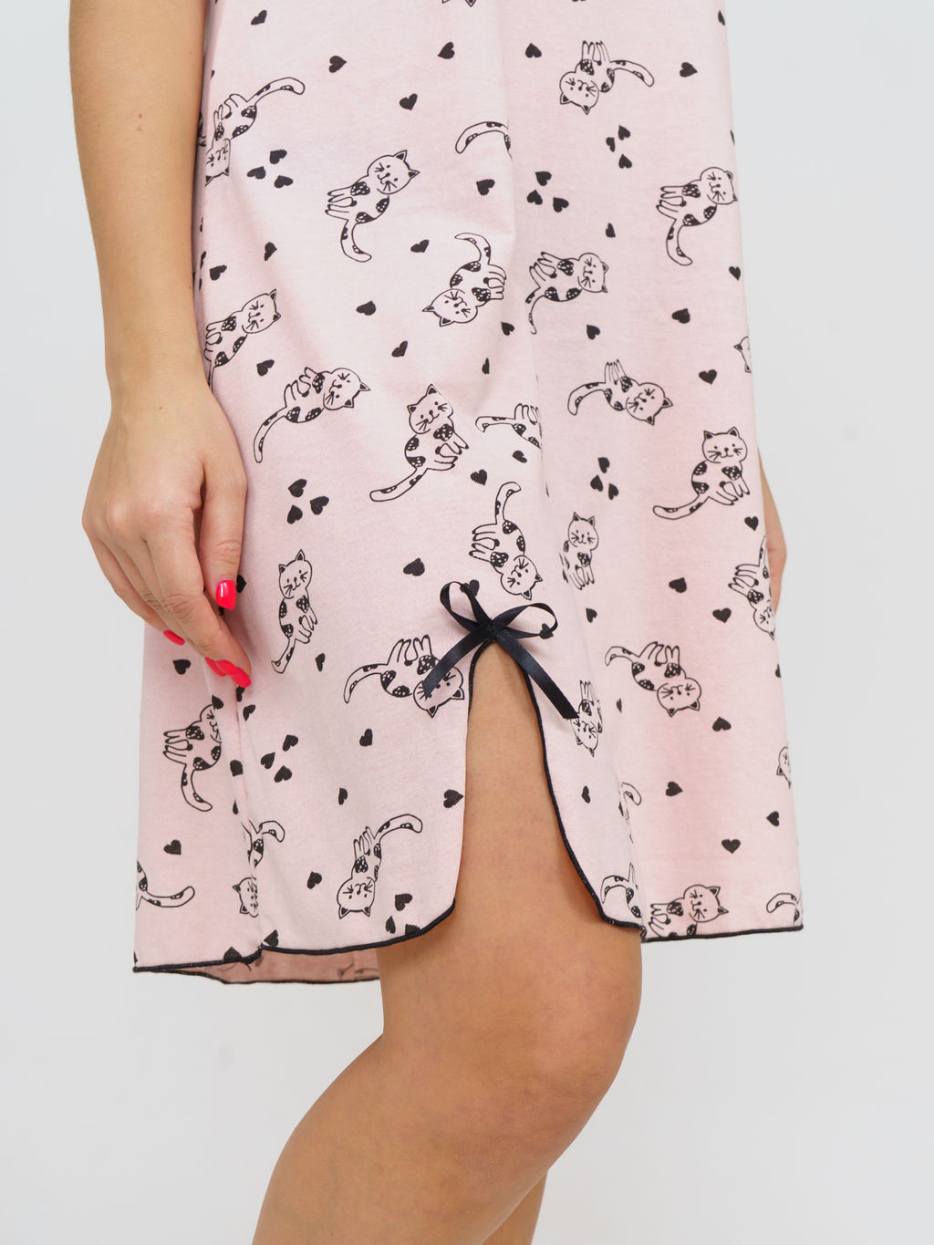 0014 Ночная сорочка "Кошки"