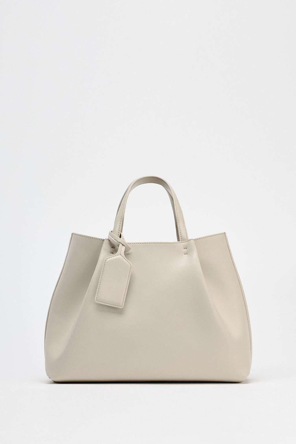 TOPSTITCHED CITY BAG - Zara фото 3
