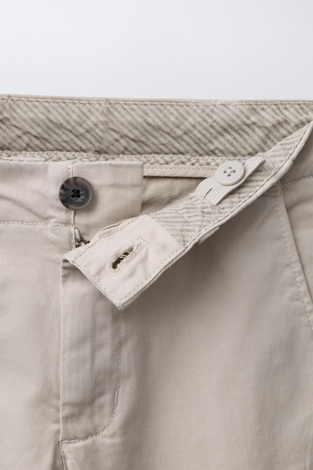 PANTAL?N CHINO B?SICO / Crudo medio - Zara фото 3