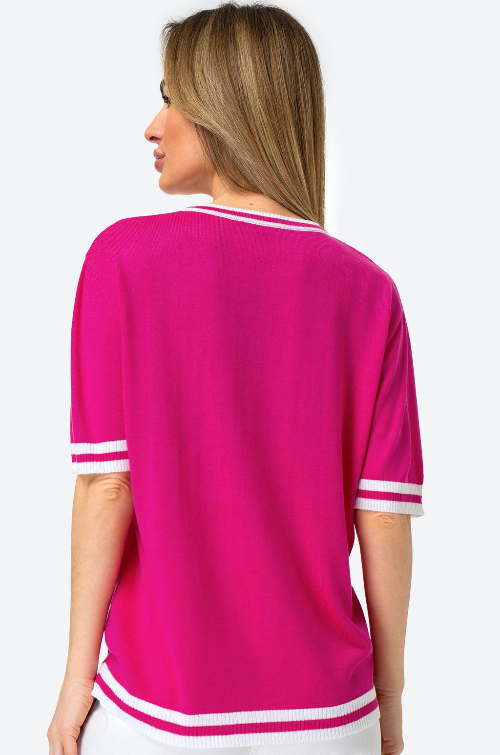 Женская футболка из вязаного трикотажа Happy Fox  фото 25