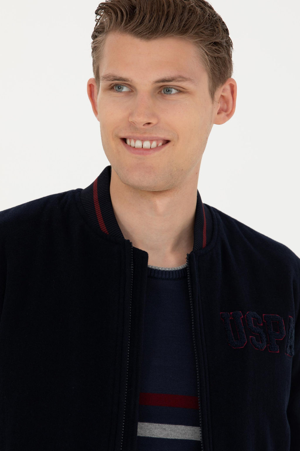U. S. Polo Assn / Мужское темно-синее пальто Stamp - U.s. polo assn фото 16
