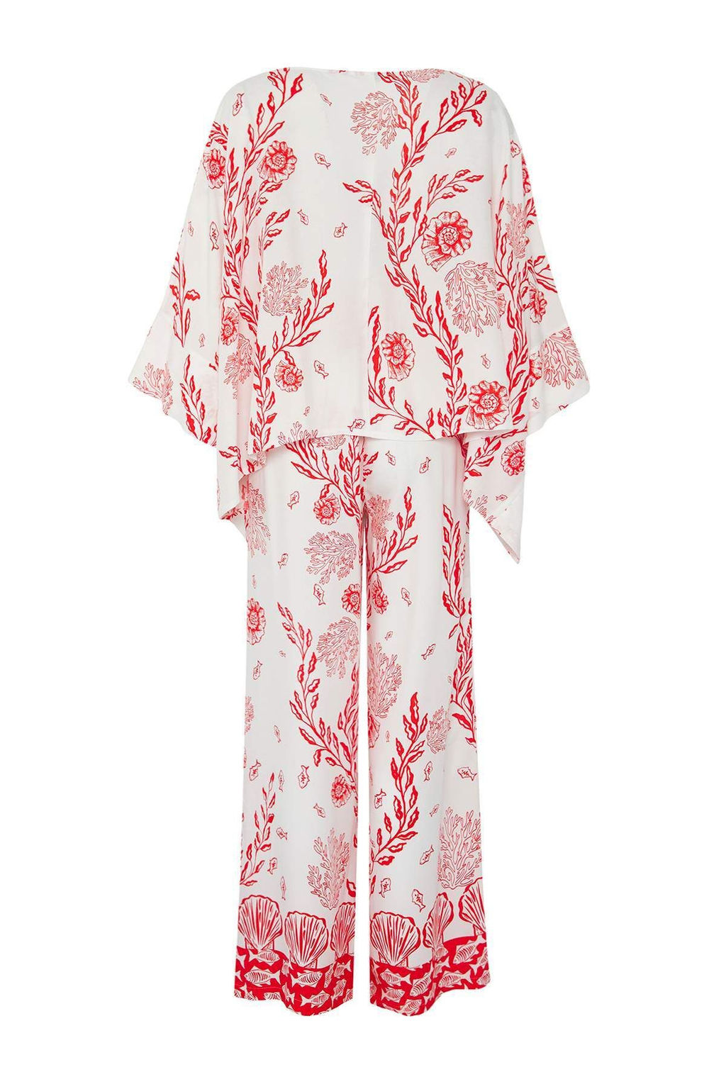 Etnik Desenli Dokuma Plaj Bluz-Pantolon Tak?m TBESS25AU00003 - Trendyolmilla фото 14