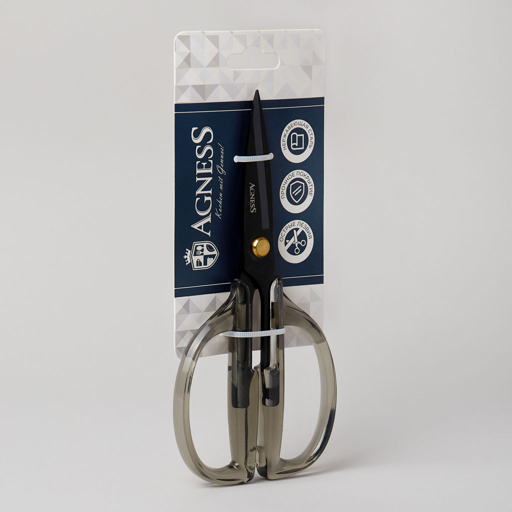 КУХОННЫЕ НОЖНИЦЫ ЦВЕТ ГРАФИТ - Agness фото 3