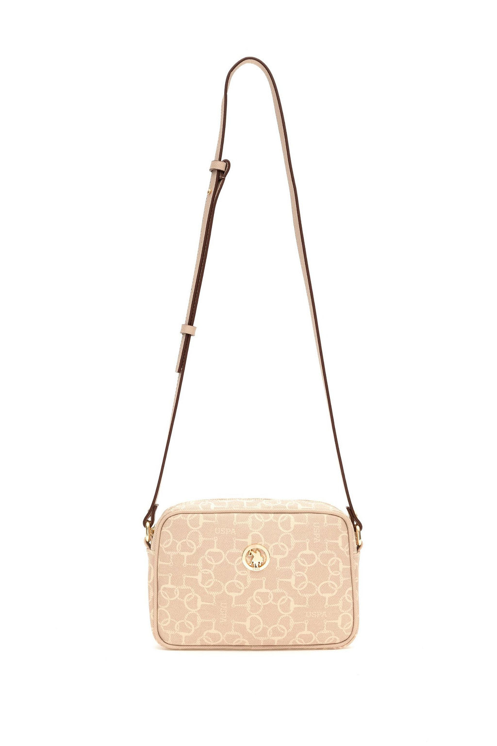 Женская бежевая сумка через плечо Неожиданная скидка в корзине - U.s. polo assn фото 6