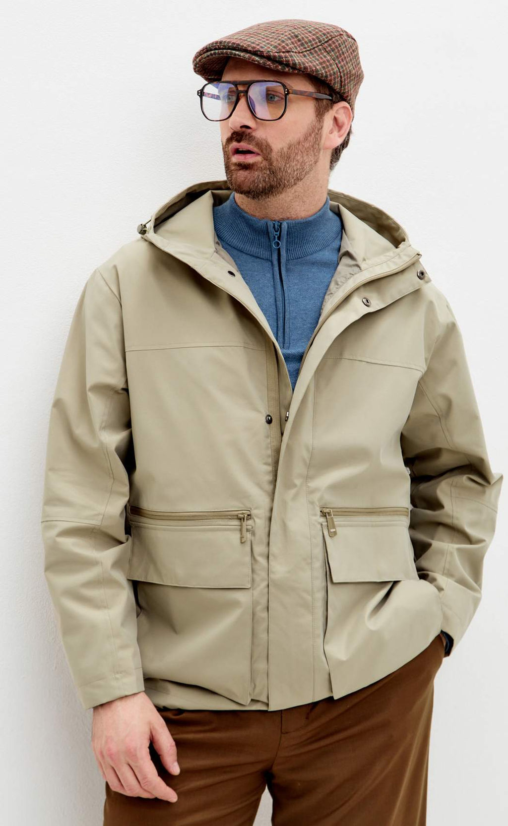 Ветровка F611-1317 d.beige