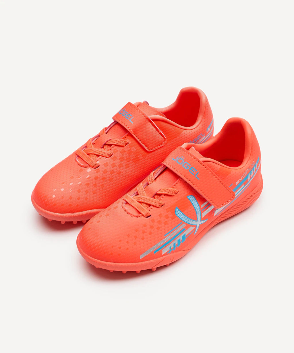 Бутсы многошиповые Jogel Evofly TF Talant KIDS, coral  фото 2