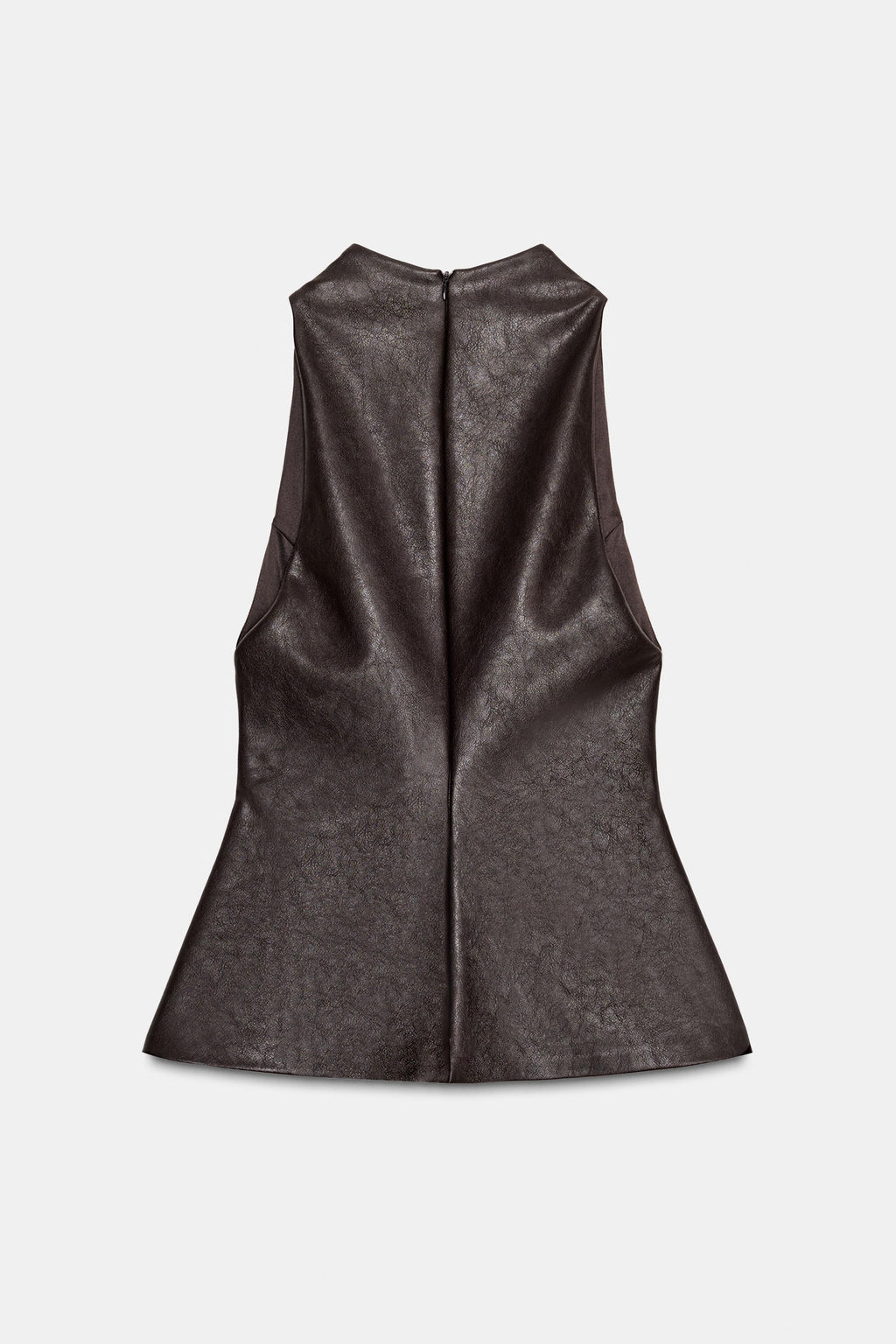 FAUX LEATHER TOP - Zara фото 8