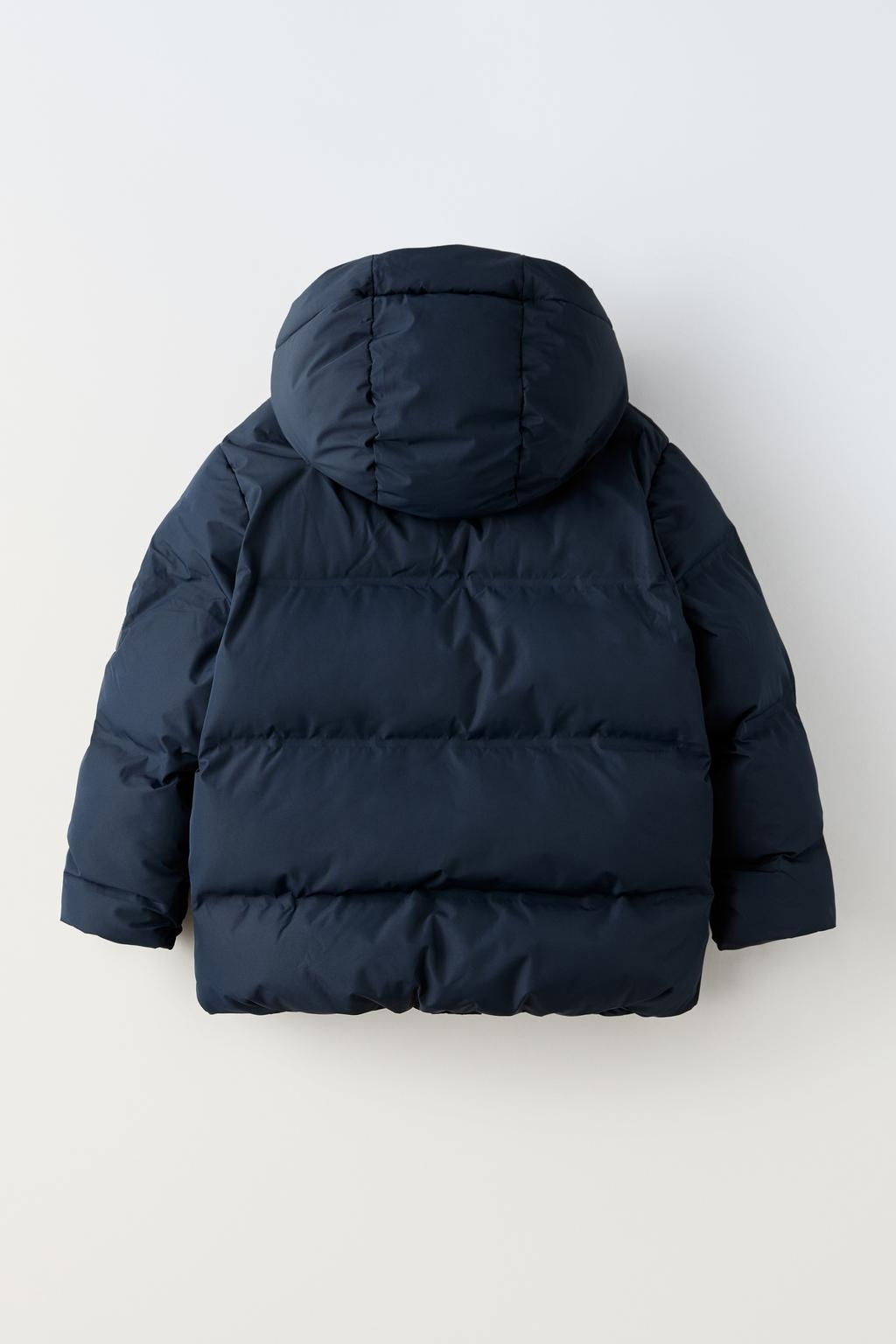 WATER-REPELLENT DOWN JACKET WITH LABEL - Zara фото 9