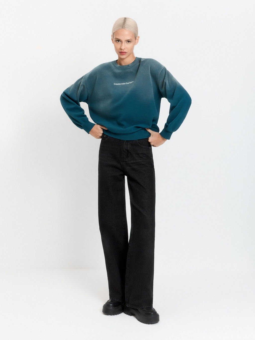 10200170188 Джемпер жен. Antica сине-зеленый - Concept club фото 4