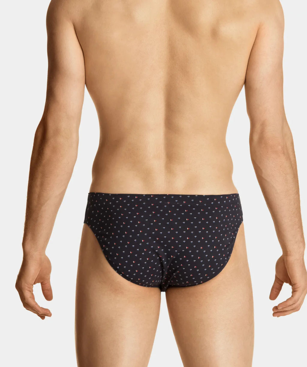 3MP-100 Трусы классика Small moons - набор 3 шт. темно-синий + красный + темно-голубой - Atlantic фото 36