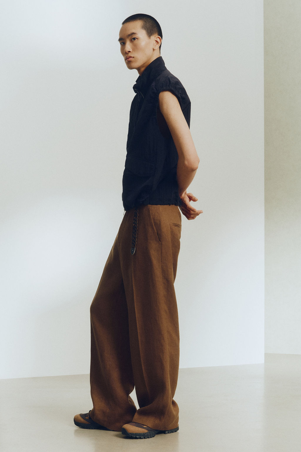Pantal?n de lino Loose Fit - H&m фото 3