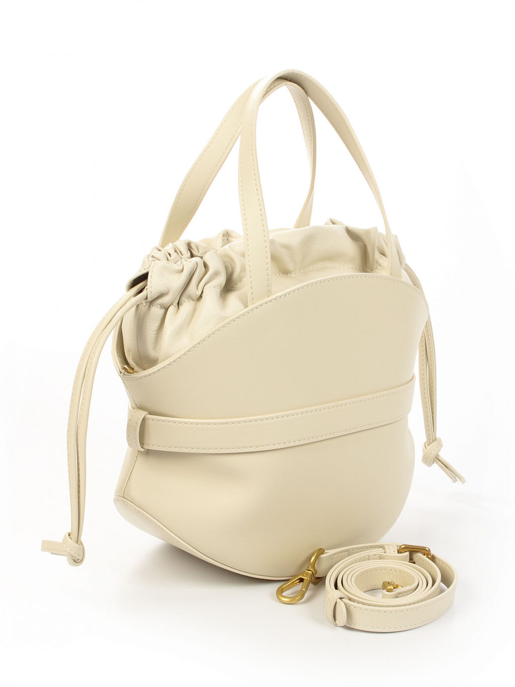 LACCOMA сумка АМ2420-молочный натуральная кожа фото 2