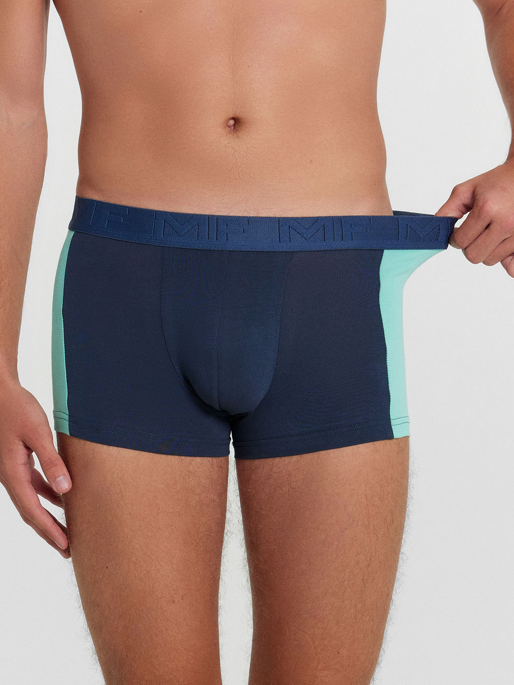 Цена за 2 штуки! Трусы мужские боксеры синие морская глубина 411224 - Mark formelle фото 2