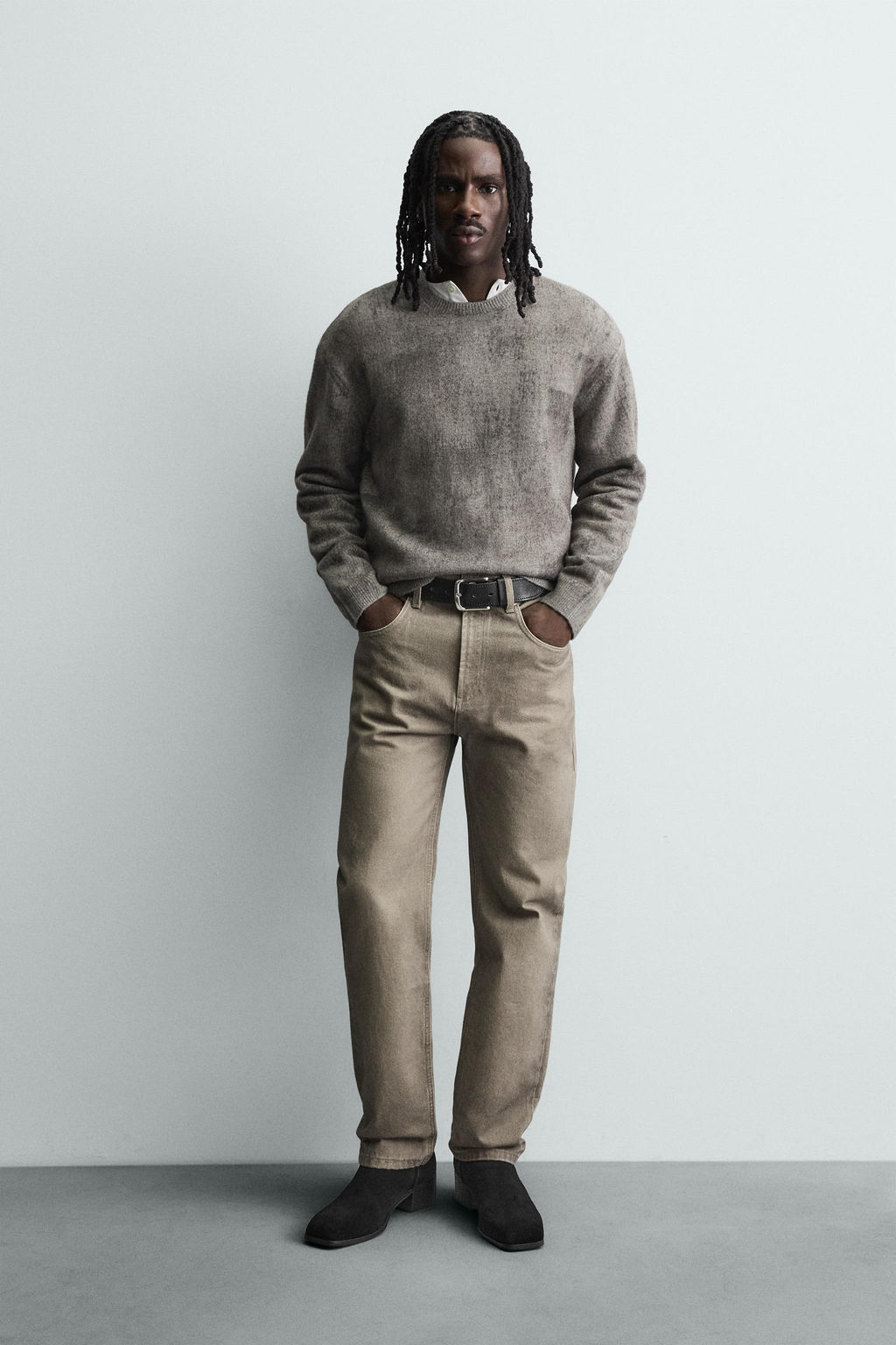 BRUSHED PRINTED JUMPER