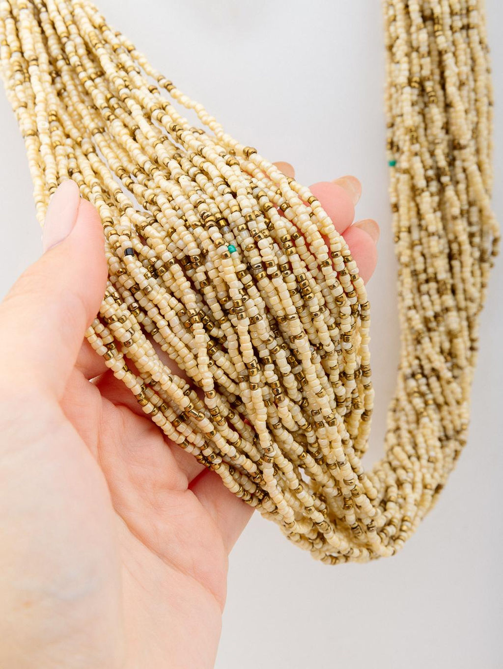 Украшение Бусы (бисер) №0711/1/2 - Ганг фото 3