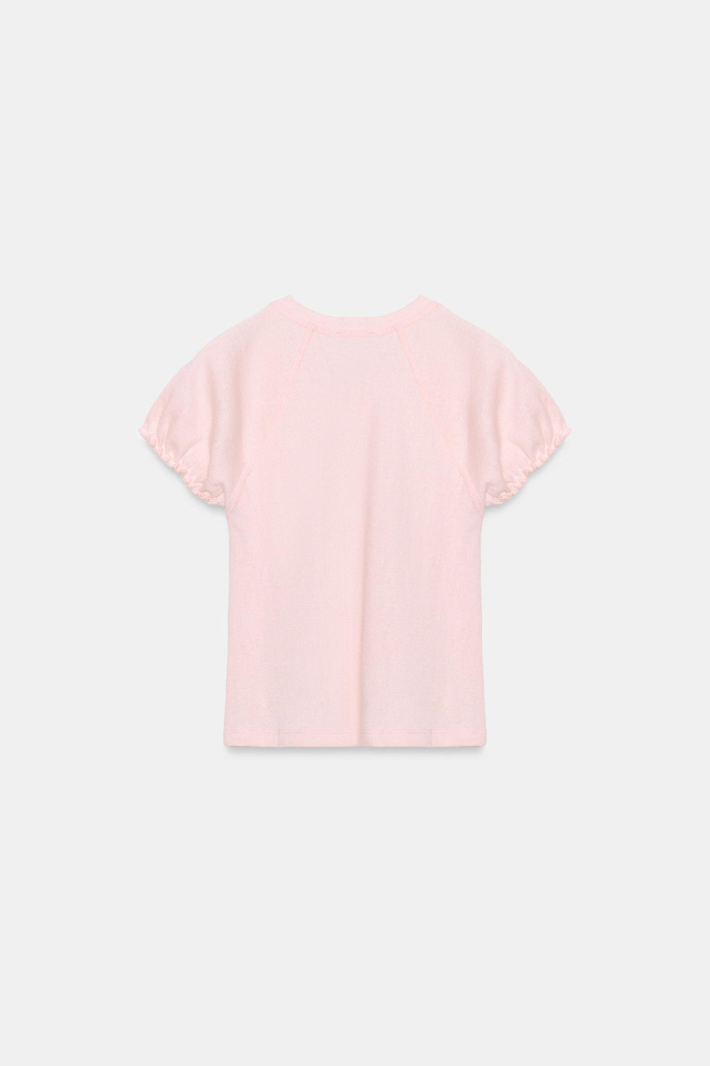 CAMISETA R?STICA VOLUMEN / Rosa tiza - Zara фото 4