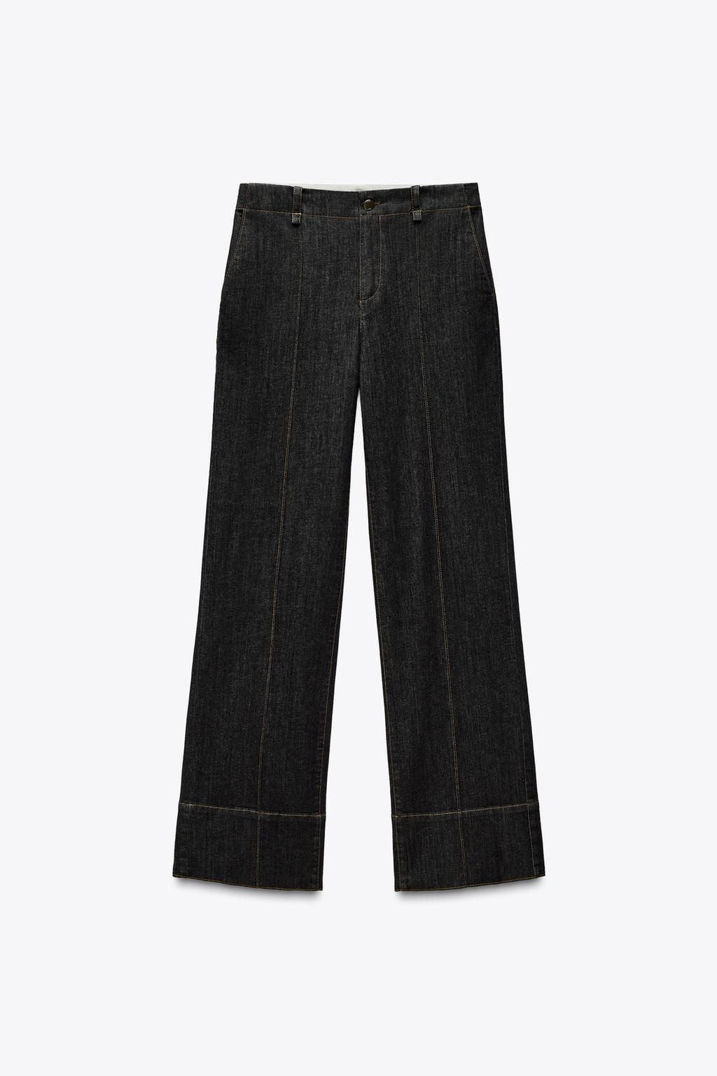 BOOTCUT PINTUCK TROUSERS - Zara фото 2