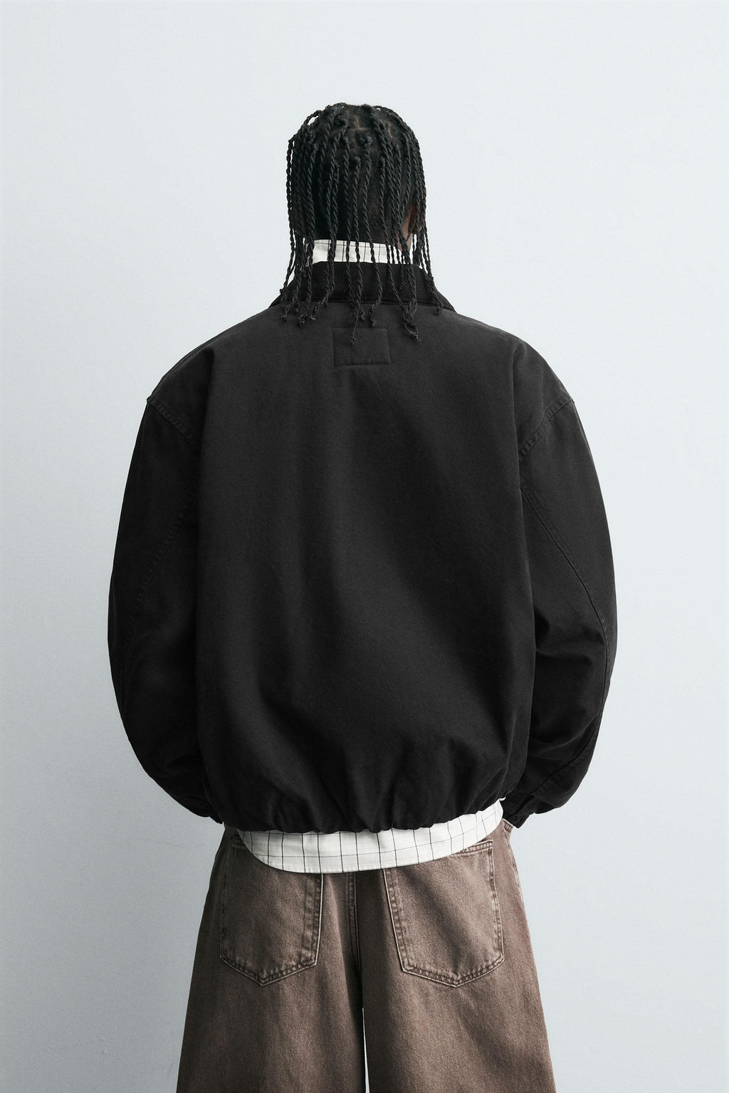 RELAXED FIT ZIP-UP JACKET