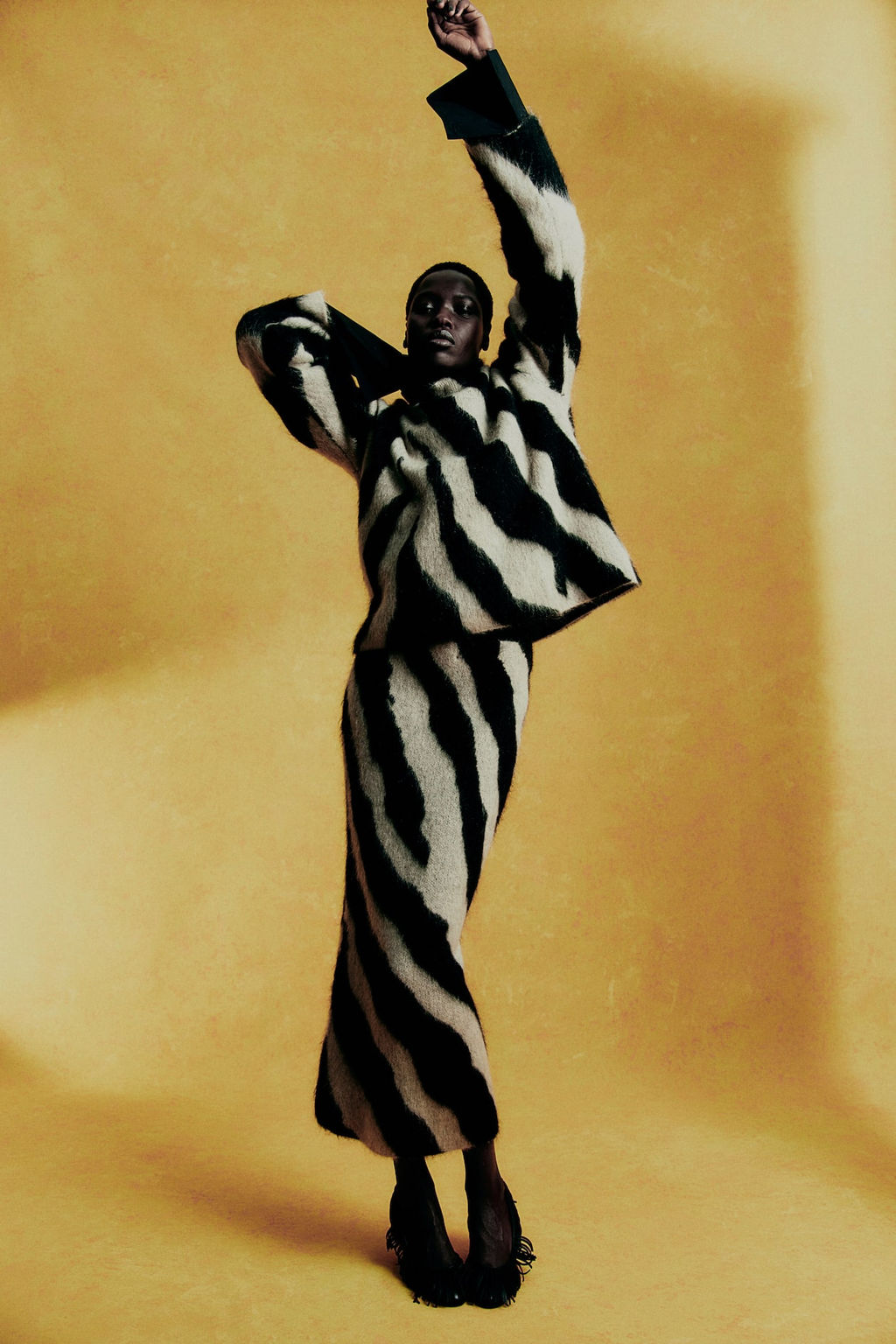 Jersey en mezcla de mohair con cuello perkins - H&m фото 3