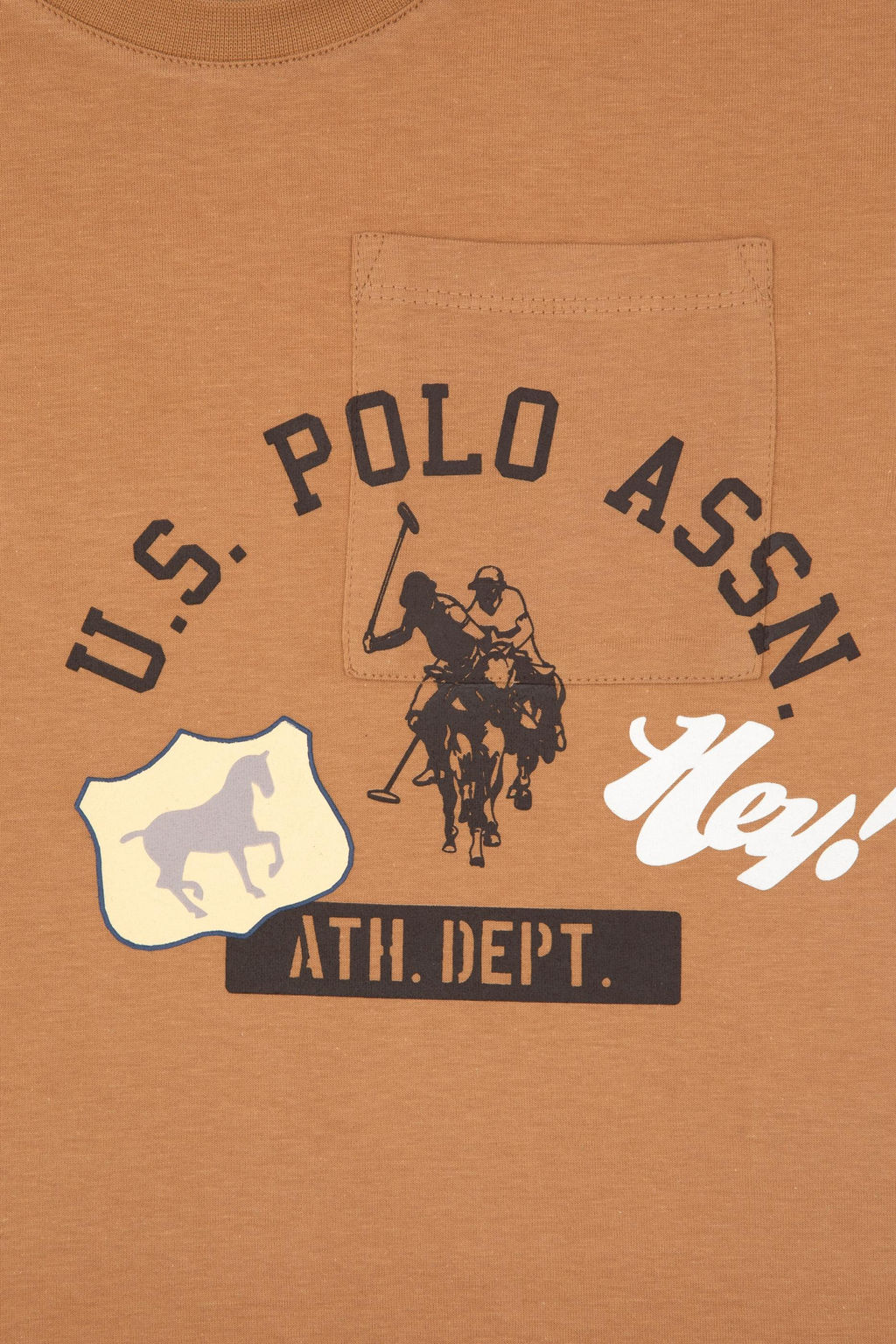 Erkek _ocuk Camel Bisiklet Yaka Sweatshirt - U.s. polo assn фото 3