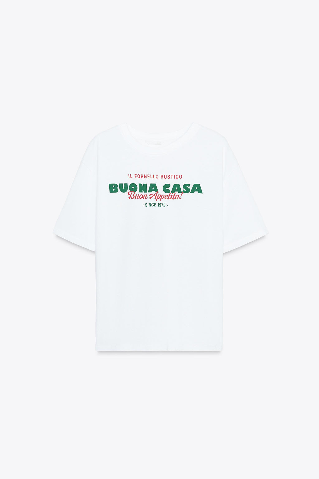 T-SHIRT WITH TEXT PRINT - Zara фото 6