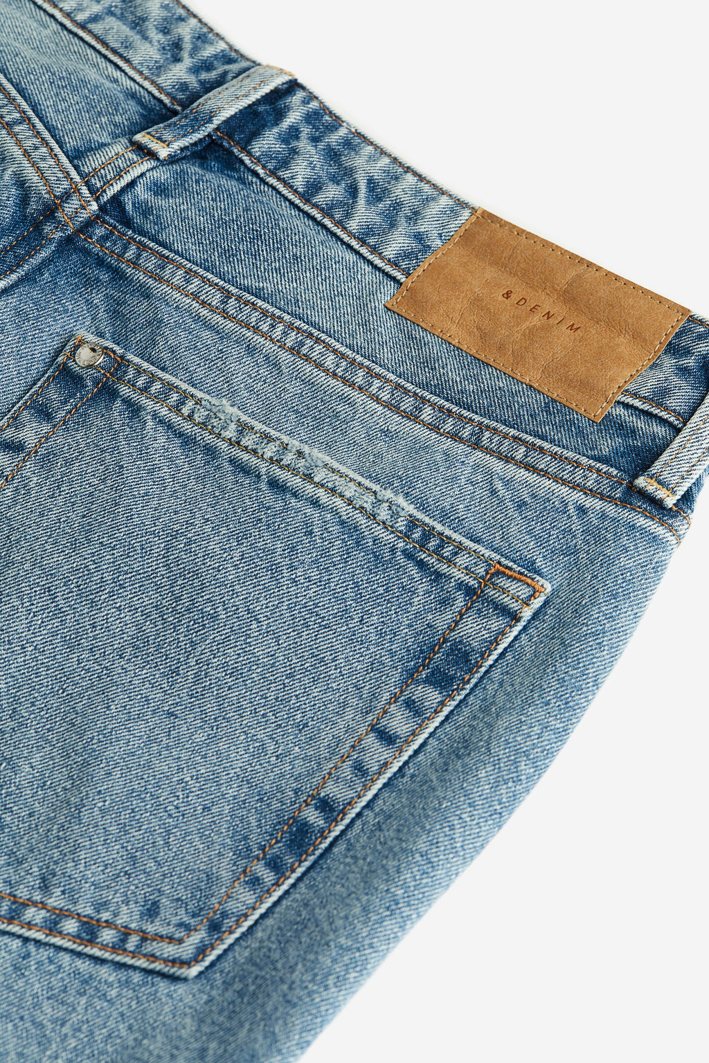 Curvy Fit Straight Regular Jeans - H&m фото 2