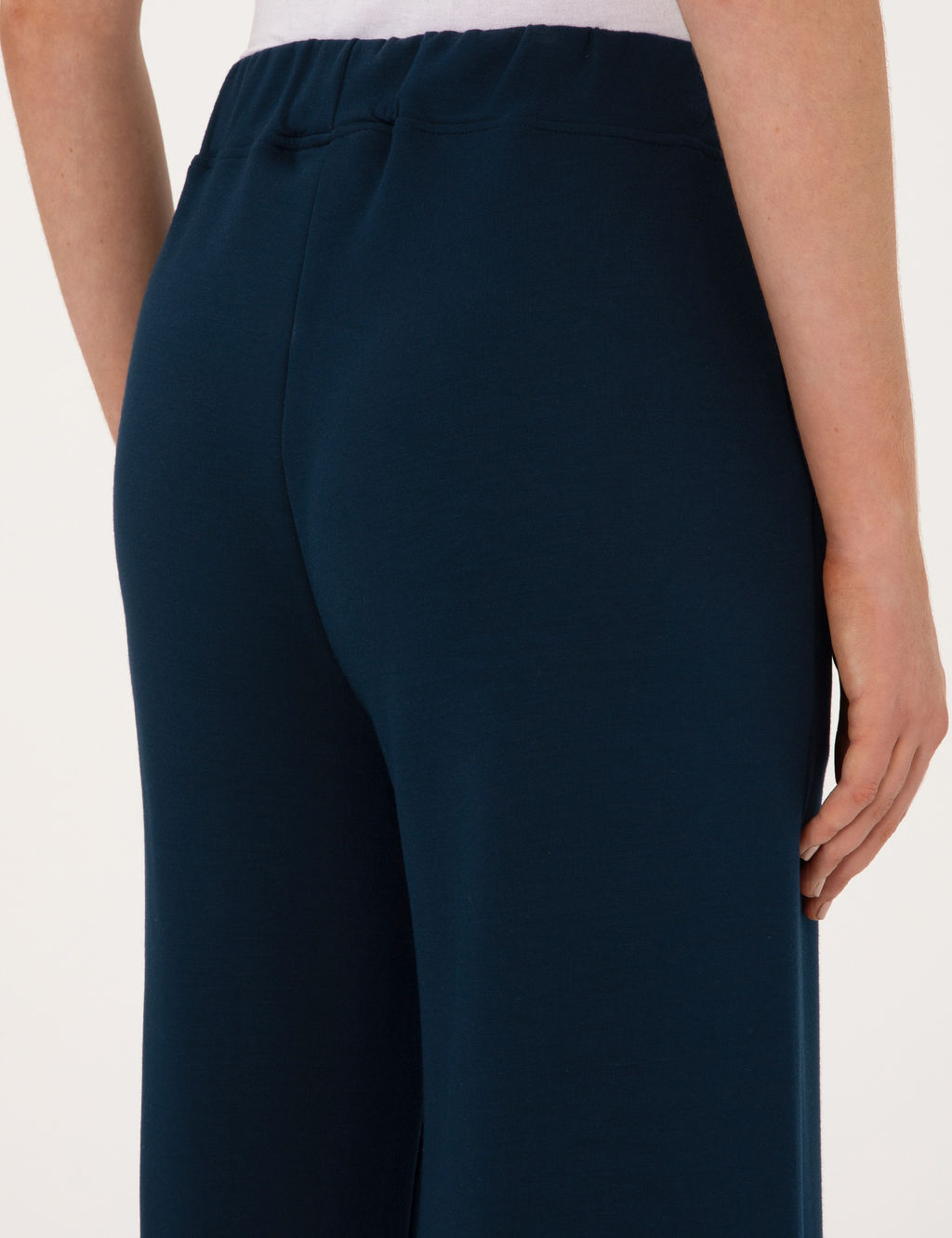 Lacivert Flare Fit Modal Kar___ml_ E_ofman Alt_