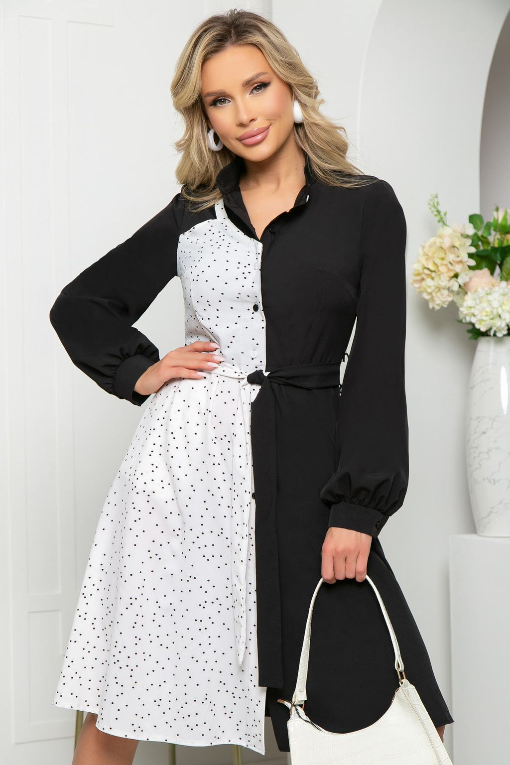 Платье Королева красоты (блэк энд вайт) П5281 - Lt collection фото 7