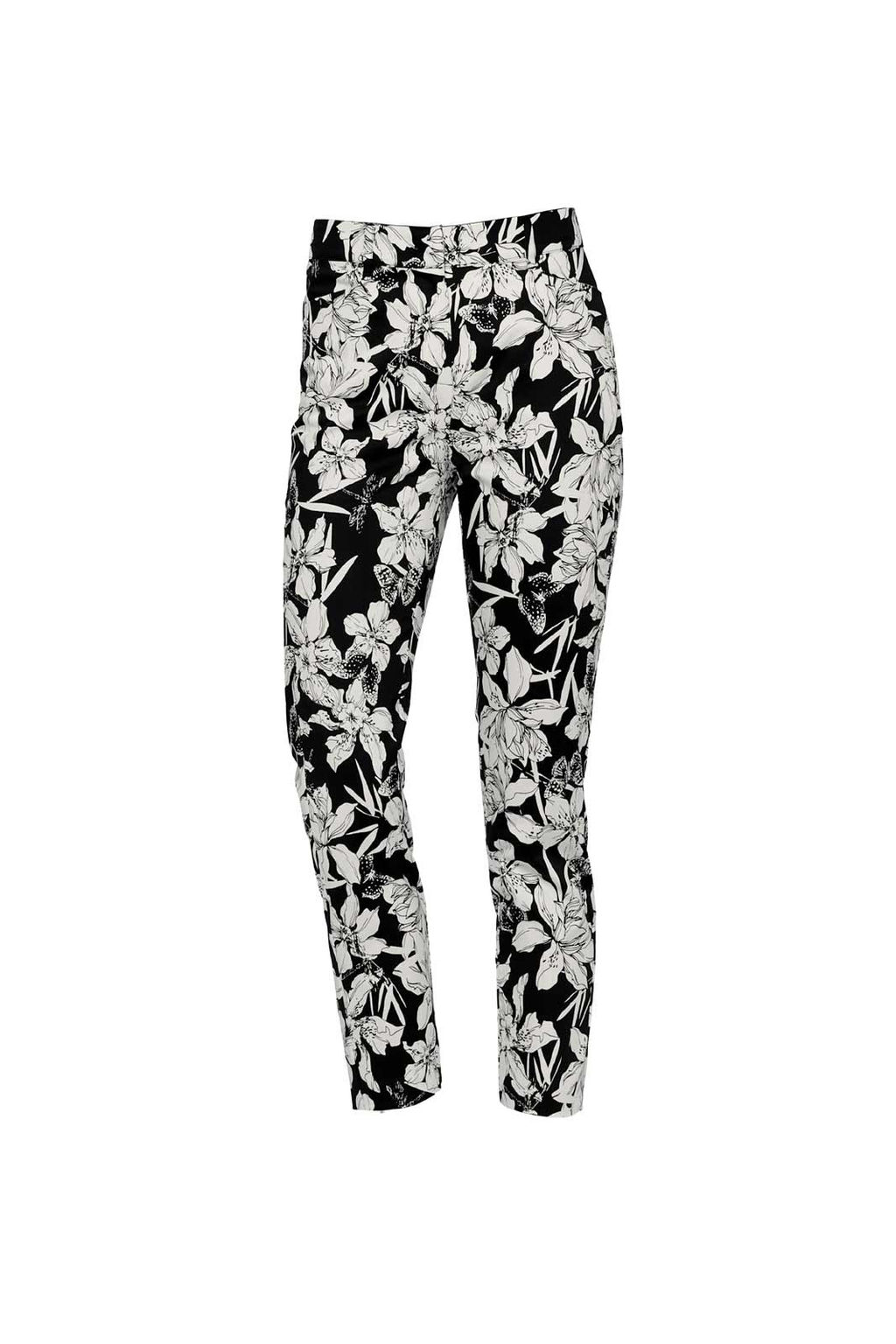 Брюки 7/8, черные-экрю - Ashley brooke фото 2