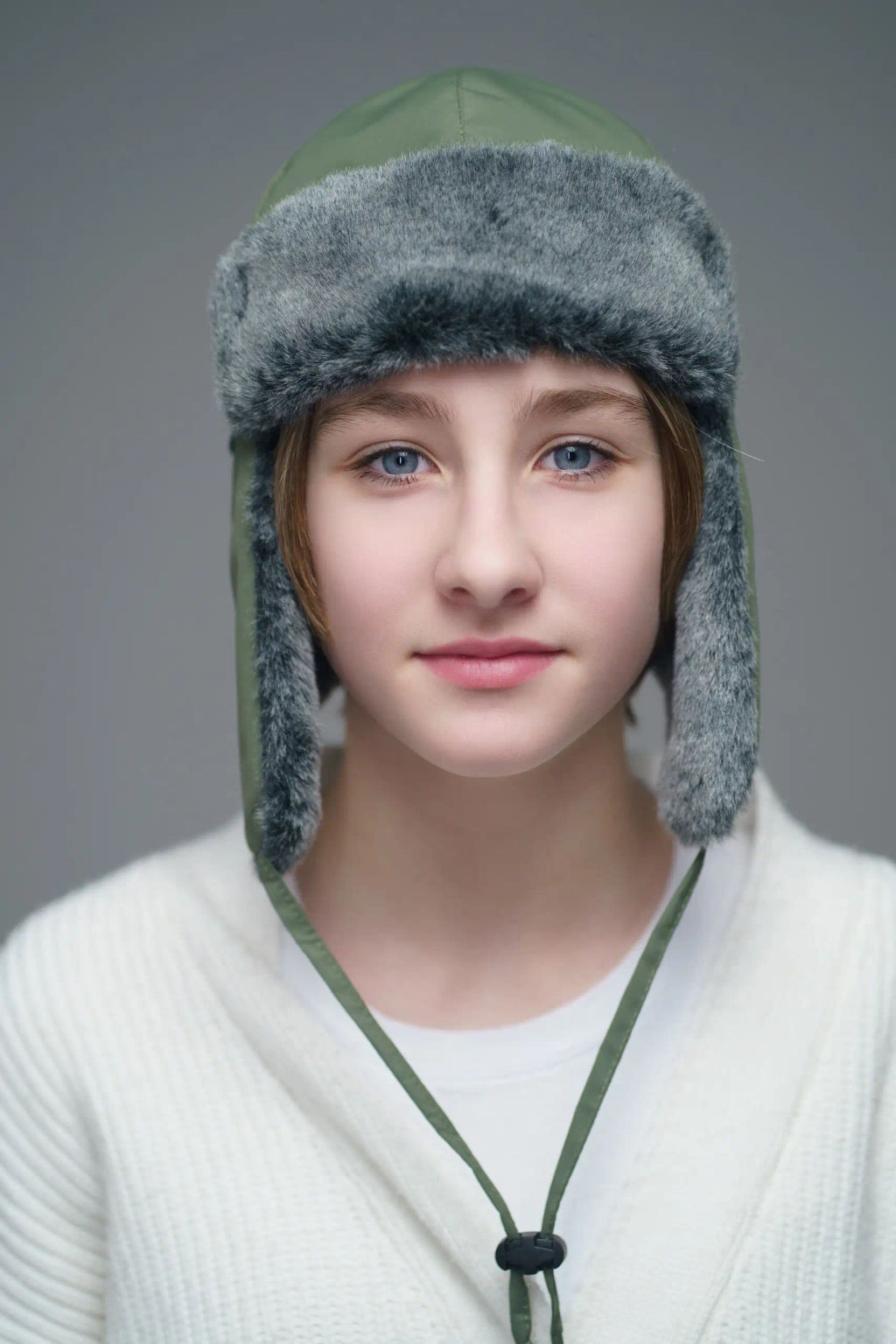 Шапка детская утепленная 23782-06 антрацитовый