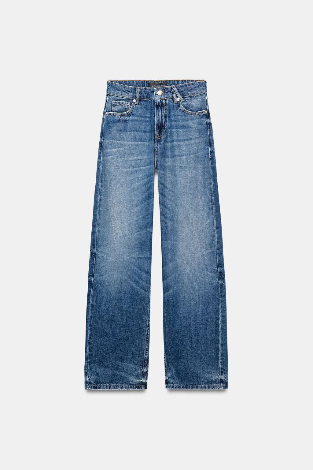 JEANS Z1975 STRAIGHT-LEG HIGH-WAIST - Zara фото 16
