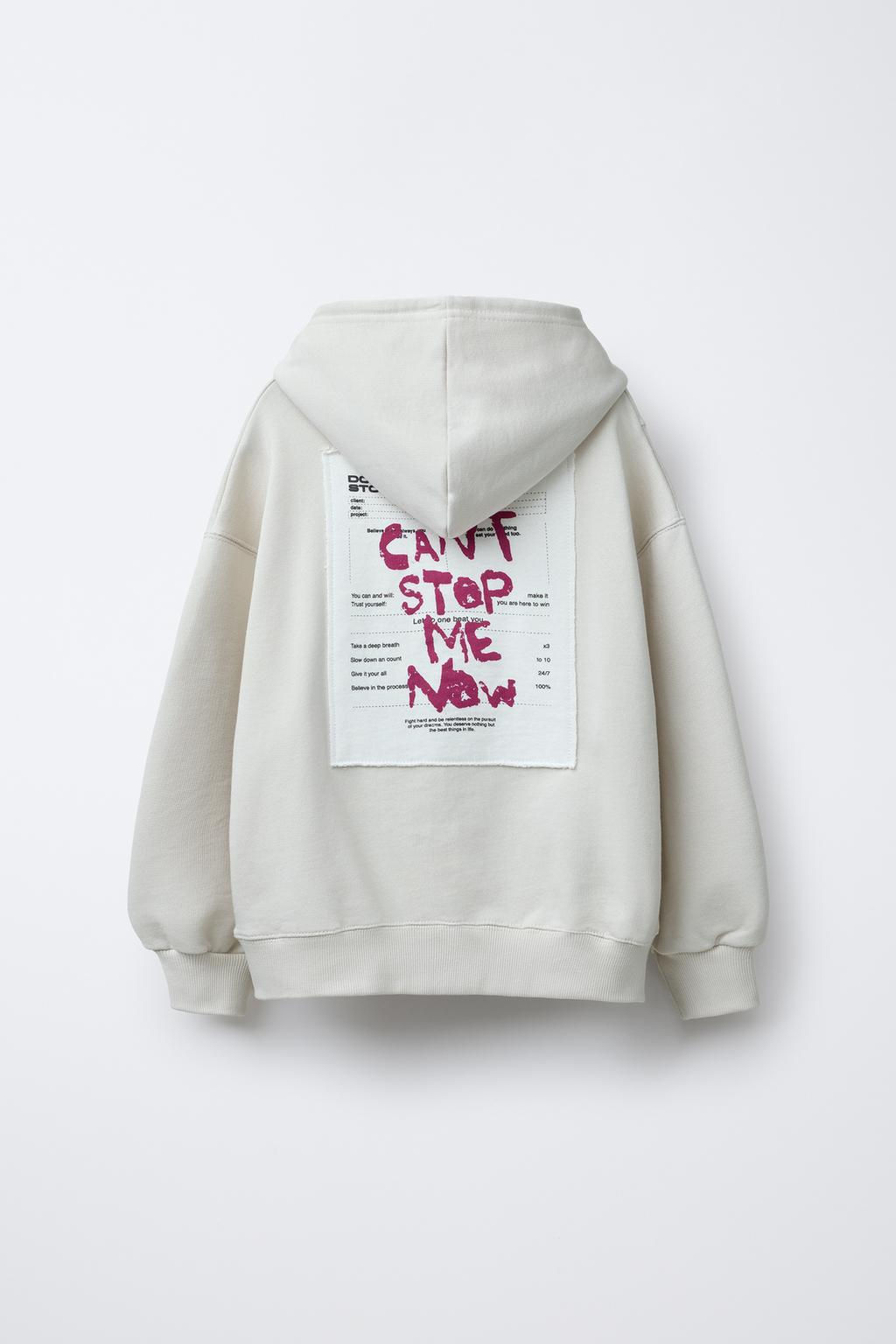 SLOGAN PRINT HOODIE - Zara фото 2